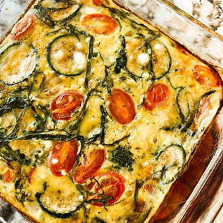 Garden Veggie Crustless Quiche