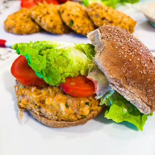 Sweet and Smoky Salmon Burgers