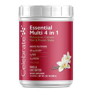 Essential Multi 4 v 1 multivitamín s vápnikom + proteínom, prášok