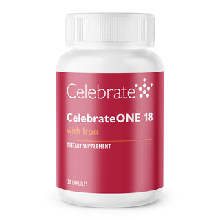 CelebrateONE 18 Bariatrický multivitamín so železom raz denne, kapsuly