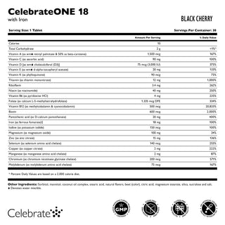 CelebrateONE 18 Naponta egyszeri Bariátriai multivitamin vasal, rágótabletta
