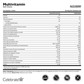 Multivitamine bariatrice fără fier, mestecat moale