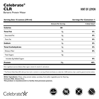 Celebrate® CLR 20g proteínová voda