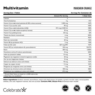 Multivitamine bariatrice fără fier masticabil