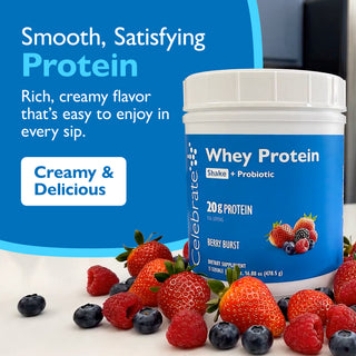 Celebrate® ReBuild Protein + Probiotikum, por