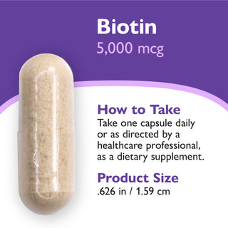 Biotin 5.000 mcg, kapszula