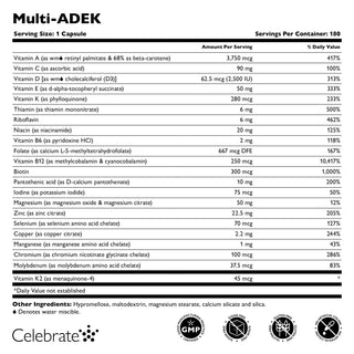 Multi-ADEK Vitamin vas nélkül, kapszula