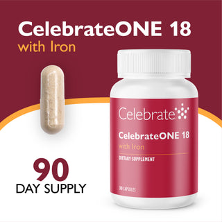 CelebrateONE 18 Naponta egyszeri Bariátriai multivitamin vasal, kapszula
