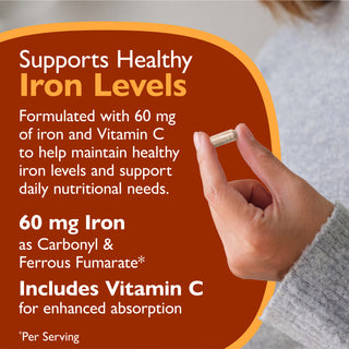 Vas 60 mg + C-vitamin, kapszula