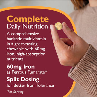 Multi-Complete 60 Bariatric multivitamin vasal, rágható, Tropical