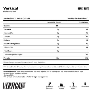 Vertical, tiszta fehérjetartalmú víz