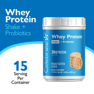 Celebrate® ReBuild Protein + Probiotikum, por
