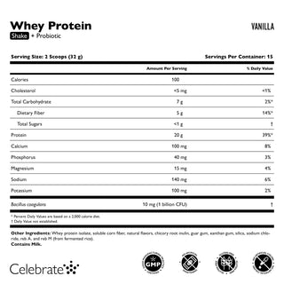 Celebrate® ReBuild Protein + Probiotikum, por