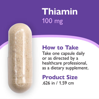 Tiamin B1-vitamin, 100 mg, kapszula