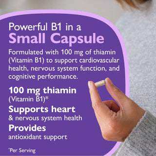 Tiamin B1-vitamin, 100 mg, kapszula