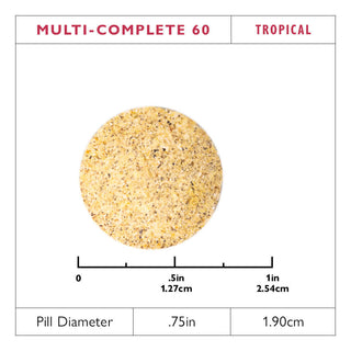 Multi-Complete 60 Bariatrická žuvacia multivitamínová tableta s obsahom železa, Tropical 